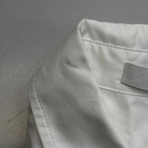 NEW TIBI Women's Shirt White Size XXS Eco Poplin Cropped Long Sleeve Button Down - Picture 12 of 12
